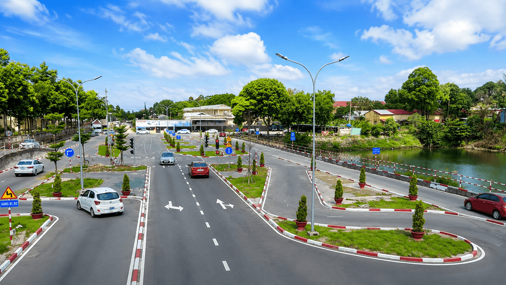 Sân tập lái xe An Thái